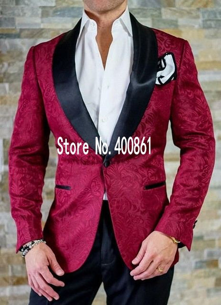 (UPDATE TITLE) 2019 Classic Design Navy Blue Men Dinner Prom Suits Groom Tuxedos Groomsmen Wedding Suits (Jacket+Pants+Tie+Hankerchief) NO:223