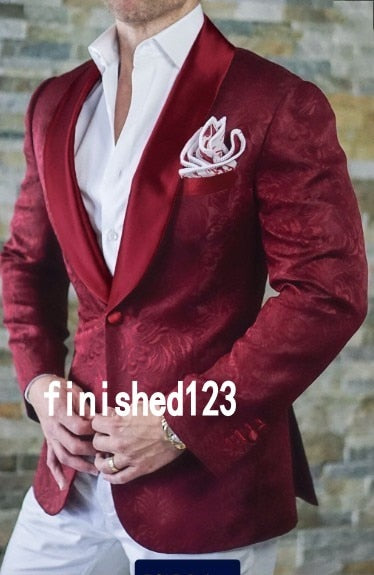 (UPDATE TITLE) 2019 Classic Design Navy Blue Men Dinner Prom Suits Groom Tuxedos Groomsmen Wedding Suits (Jacket+Pants+Tie+Hankerchief) NO:223