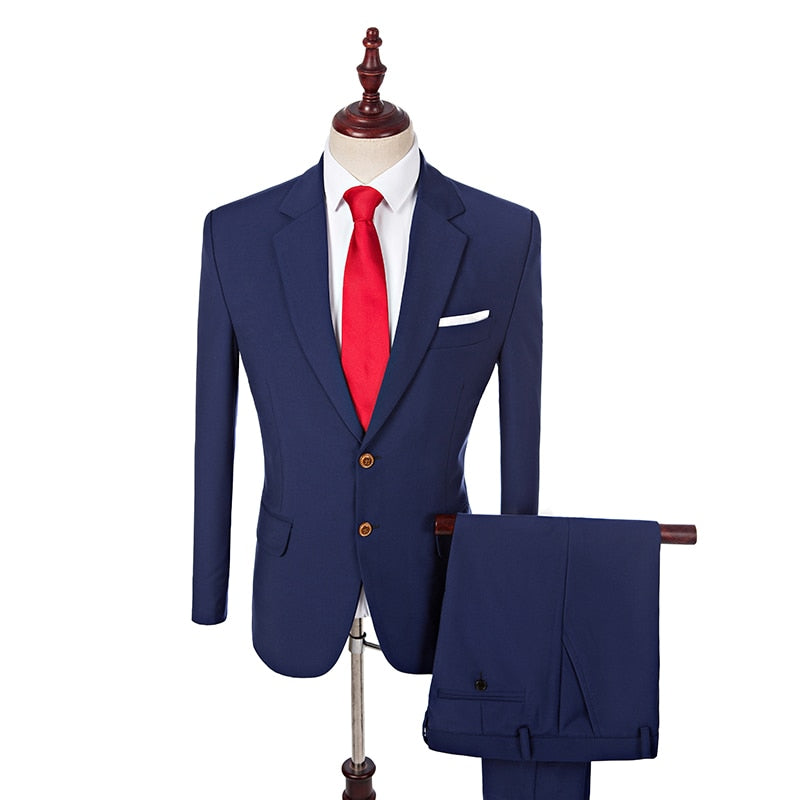 Single Breasted Notch Lapel Tuxedo Package (Jacket, Pants, Tie)