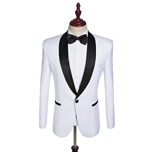 Single Breasted Shawl Lapel Men's Tuxedo Package (Jacket, Pants, Bow Tie)